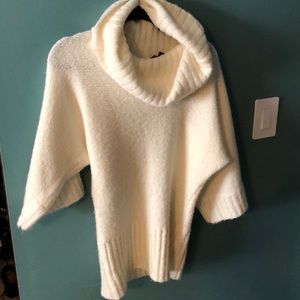 Beautiful Bebe cream cowl sweater.